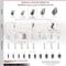 Service Caster 3 Inch Thermoplastic Wheel Top Plate Caster Set with 2 Brakes 2 Rigid SCC SCC-05S310-TPRS-SLB-TP2-2-R-2 - alternate 4